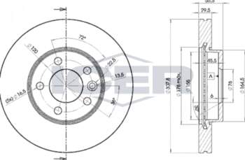 Bremžu diski ICER 78BD6153-2