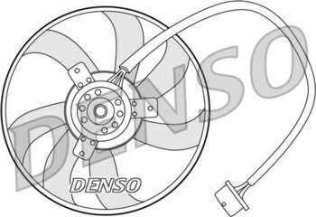 Dzesēšanas radiatora ventilators DENSO DER32003