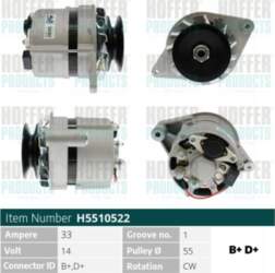 Ģenerators HOFFER H5510522