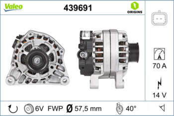 Ģenerators VALEO 439691