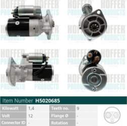 Starteris HOFFER H5020685