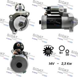 Starteris SIDAT S12BH0141A2