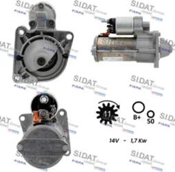 Starteris SIDAT S12BH0796