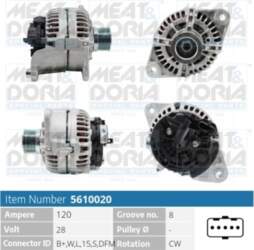 Ģenerators MEAT & DORIA 5610020
