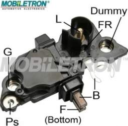 Sprieguma regulators, ģenerators MOBILETRON VR-B256