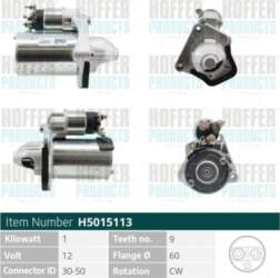 Starteris HOFFER H5015113
