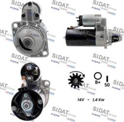 Starteris SIDAT S12BH0103