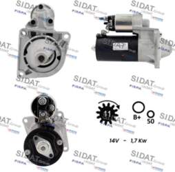 Starteris SIDAT S12BH0796A2