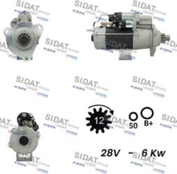 Starteris SIDAT S24BH0106A2
