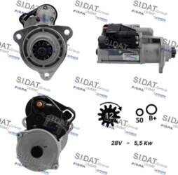 Starteris SIDAT S24BH0116