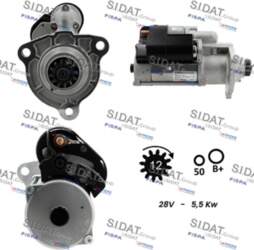 Starteris SIDAT S24BH0123