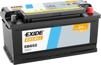 Akumulators EXIDE Excell EB852 85Ah 760A