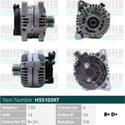 Ģenerators HOFFER H5510397