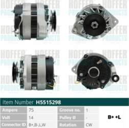Ģenerators HOFFER H5515298