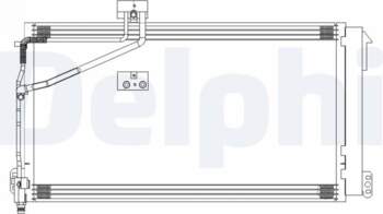 Kondensatora radiators DELPHI CF20309