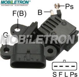 Sprieguma regulators, ģenerators MOBILETRON VR-D232