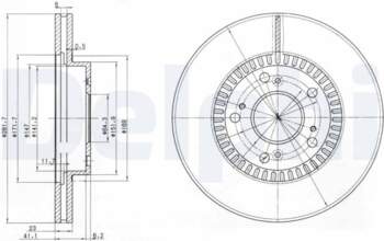 Bremžu diski DELPHI BG3720