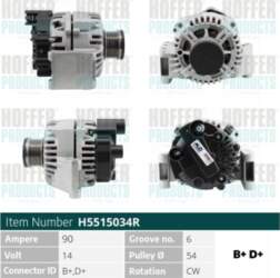 Ģenerators HOFFER H5515034R