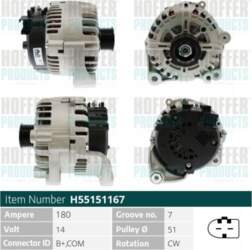 Ģenerators HOFFER H55151167