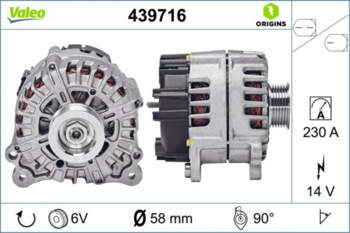 Ģenerators VALEO 439716