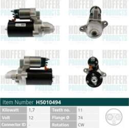 Starteris HOFFER H5010494