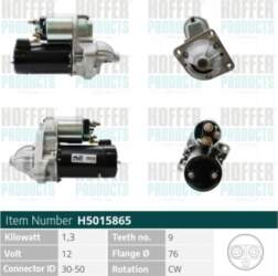 Starteris HOFFER H5015865