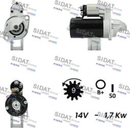 Starteris SIDAT S12BH0104