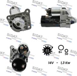 Starteris SIDAT S12VA0152A2