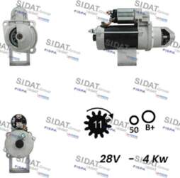 Starteris SIDAT S24BH0107A2
