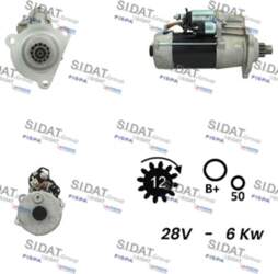 Starteris SIDAT S24BH0124A2