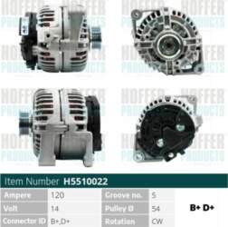 Ģenerators HOFFER H5510022