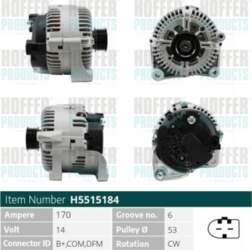 Ģenerators HOFFER H5515184