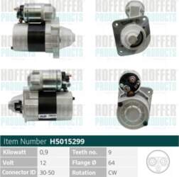 Starteris HOFFER H5015299