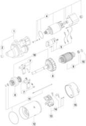 Starteris MAHLE ORIGINAL MS 45