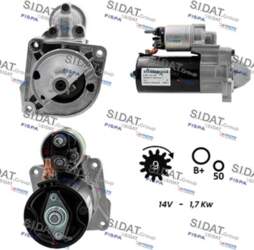 Starteris SIDAT S12BH0030A2