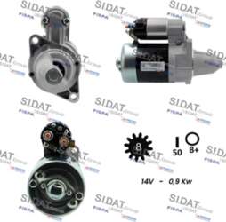 Starteris SIDAT S12DE0316A2