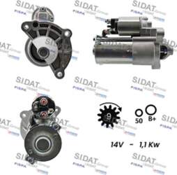 Starteris SIDAT S12VA0113A2