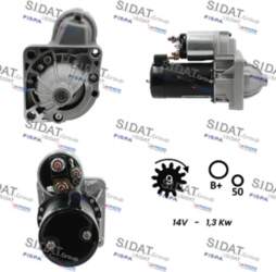 Starteris SIDAT S12VA0804A2