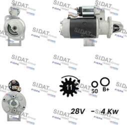 Starteris SIDAT S24BH0100A2