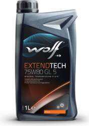 Transmisijas eļļa WOLF EXTENDTECH 75W80 GL