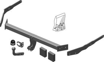 Piekabes āķis BRINK 546100 Ford Focus