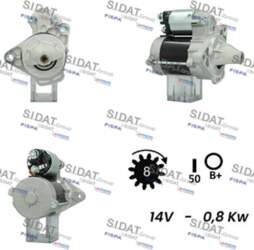 Starteris SIDAT S12DE0317A2