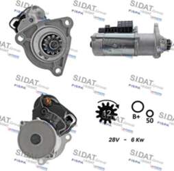 Starteris SIDAT S24BH0118