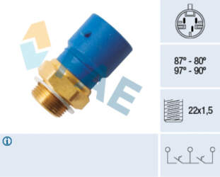 Termoslēdzis, radiatora ventilators FAE 38245