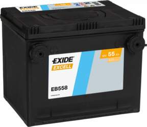 Akumulators EXIDE Excell EB558 55Ah 620A