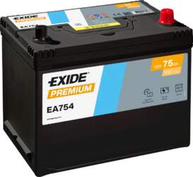 Akumulators EXIDE Premium EA754 75Ah 630A