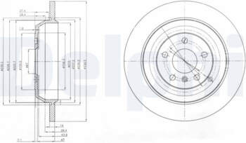 Bremžu diski DELPHI BG4031