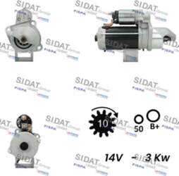 Starteris SIDAT S12BH0704A2