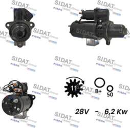 Starteris SIDAT S24BH0113A2