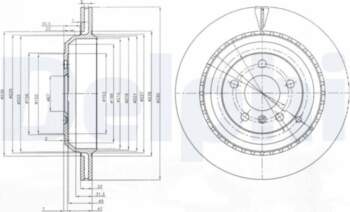 Bremžu diski DELPHI BG4030
